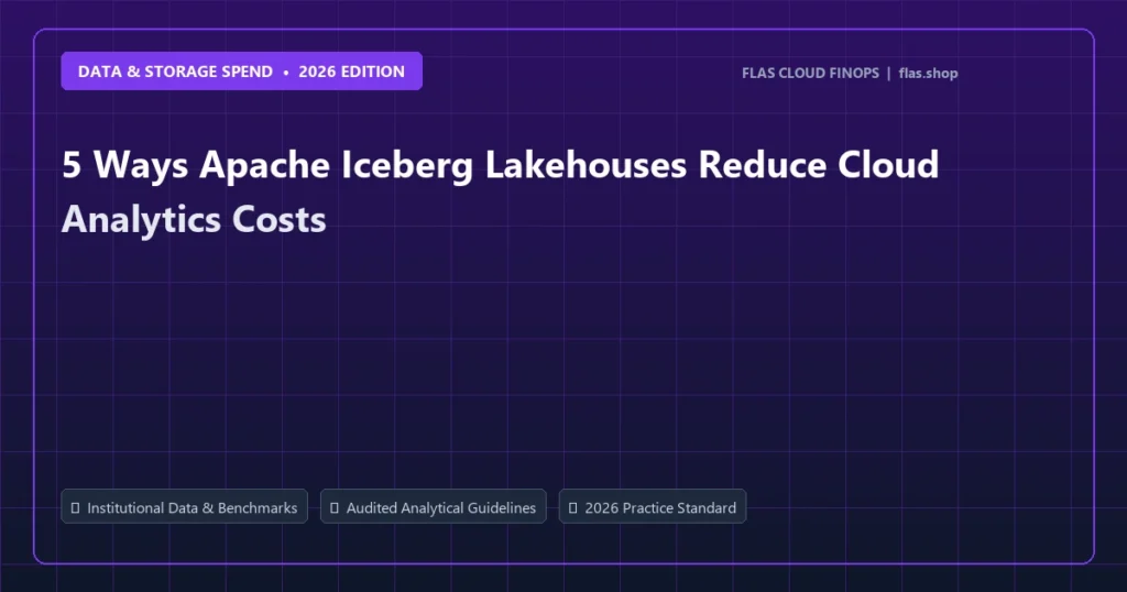 5 Ways Apache Iceberg Lakehouses Reduce Cloud Analytics Costs - Data & Storage Spend analysis and strategic guide