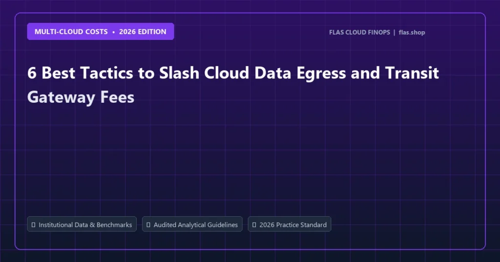 6 Best Tactics to Slash Cloud Data Egress and Transit Gateway Fees - Multi-Cloud Costs analysis and strategic guide